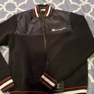Champuon sherpa black jacket